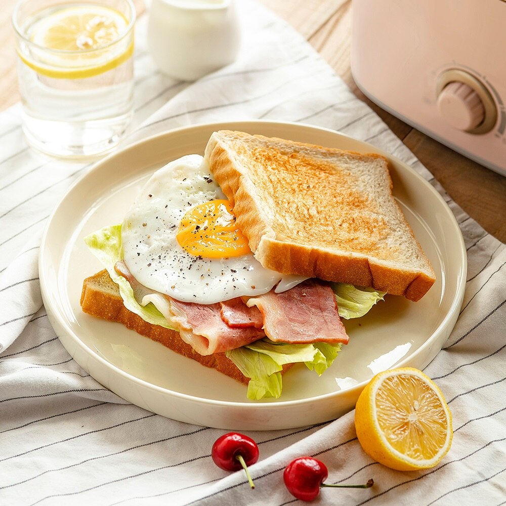 Stainless Steel Electric Toaster Household Automatic Bread Baking Maker Breakfast Machine Toast Sandwich Grill Oven 2 Slice