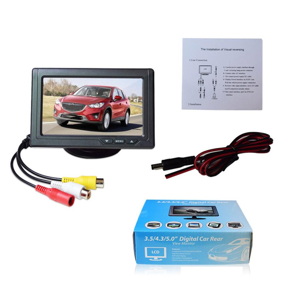 Auto Anzeige 4,3 Zoll Tft Digital Lcd Bildschirm Kleine Tv Zwei-Weg Av Eingang Priorität Zwei-weg Video Eingang