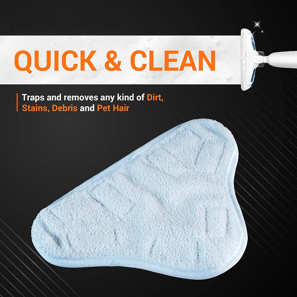 8-pack vervangende pads compatibel met H2O H20 Steam Mop X5 - Microvezel Steam Mop Pads Floor