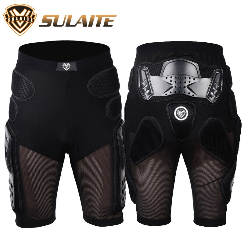Motorcycle Pants Riding Shorts Body Armor Protecciones Moto Pantalon Motocross Breathable Waist Spine Crotch Thigh Protection: XL