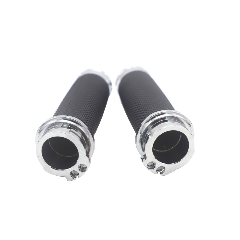 Voor Harley Handvat Zwart Cnc 1 "25Mm Stuur Hand Grips Voor Harley Sportster Touring Dyna Softail Custom