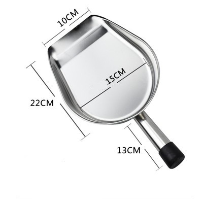 Stainless steel shovel kitchen chef tool food Handheld Portable Table desk Small garbage shovel Cleaning tools Home garden used: army green