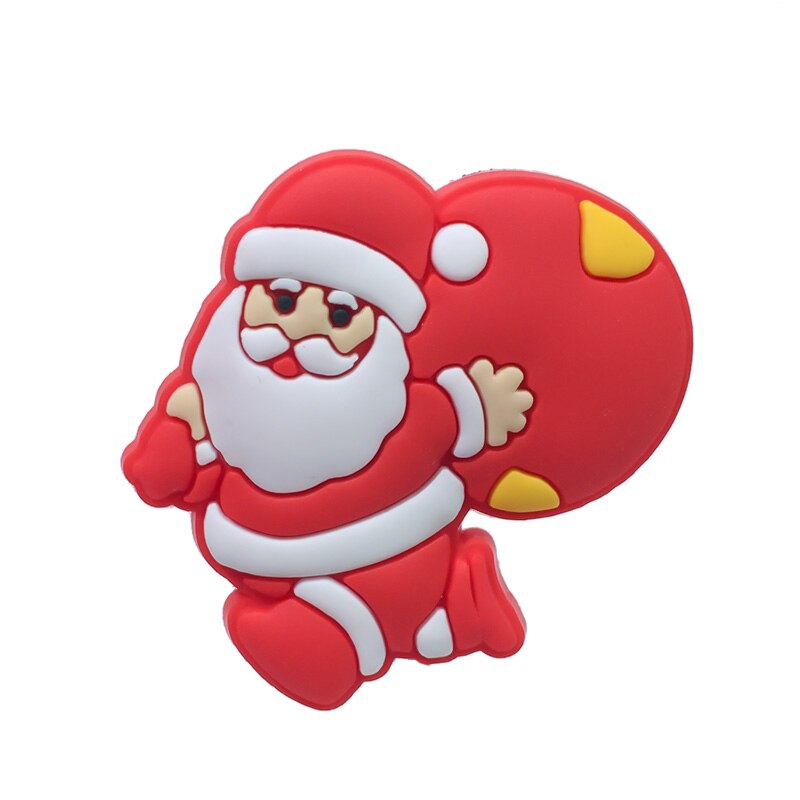 1Pcs Snowman PVC Fridge Magnet Home Decor Christmas Tree Magnetic Stickers on Refrigerator Santa Claus Message Magnets Xmas: HYB5081-08