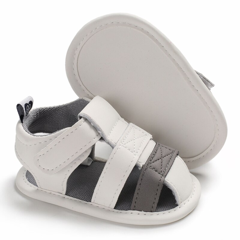 Trend Peuter Baby Baby Meisjes Jongens Pu Lederen Kleine Leuke Sandalen Anti-Slip Casual Outdoor Schoenen Schoeisel: 1 / 13