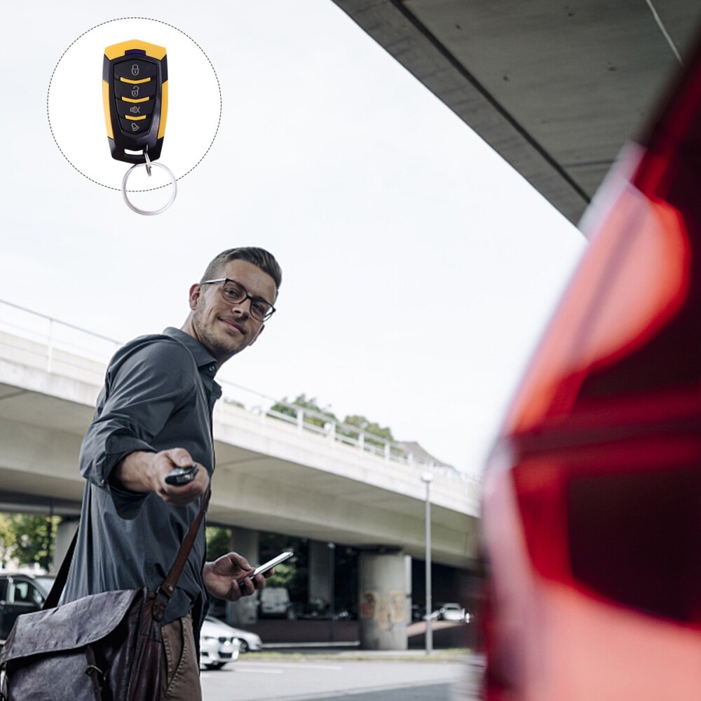 1 Set Car Alarm System Useful Practical Durable Alarm Accessory Anti Theft Device Car Security Tool for Automobile Auto