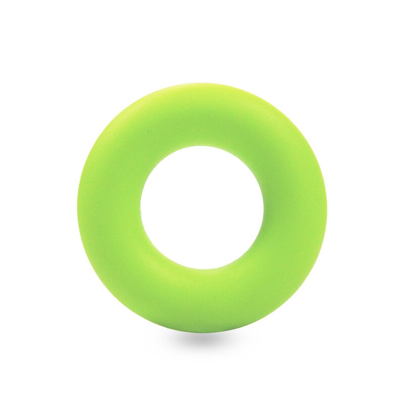 Silicone Strength Finger Hand Grip Muscle Power Training Rubber Ring Exerciser Gym Tools SEC88: Green