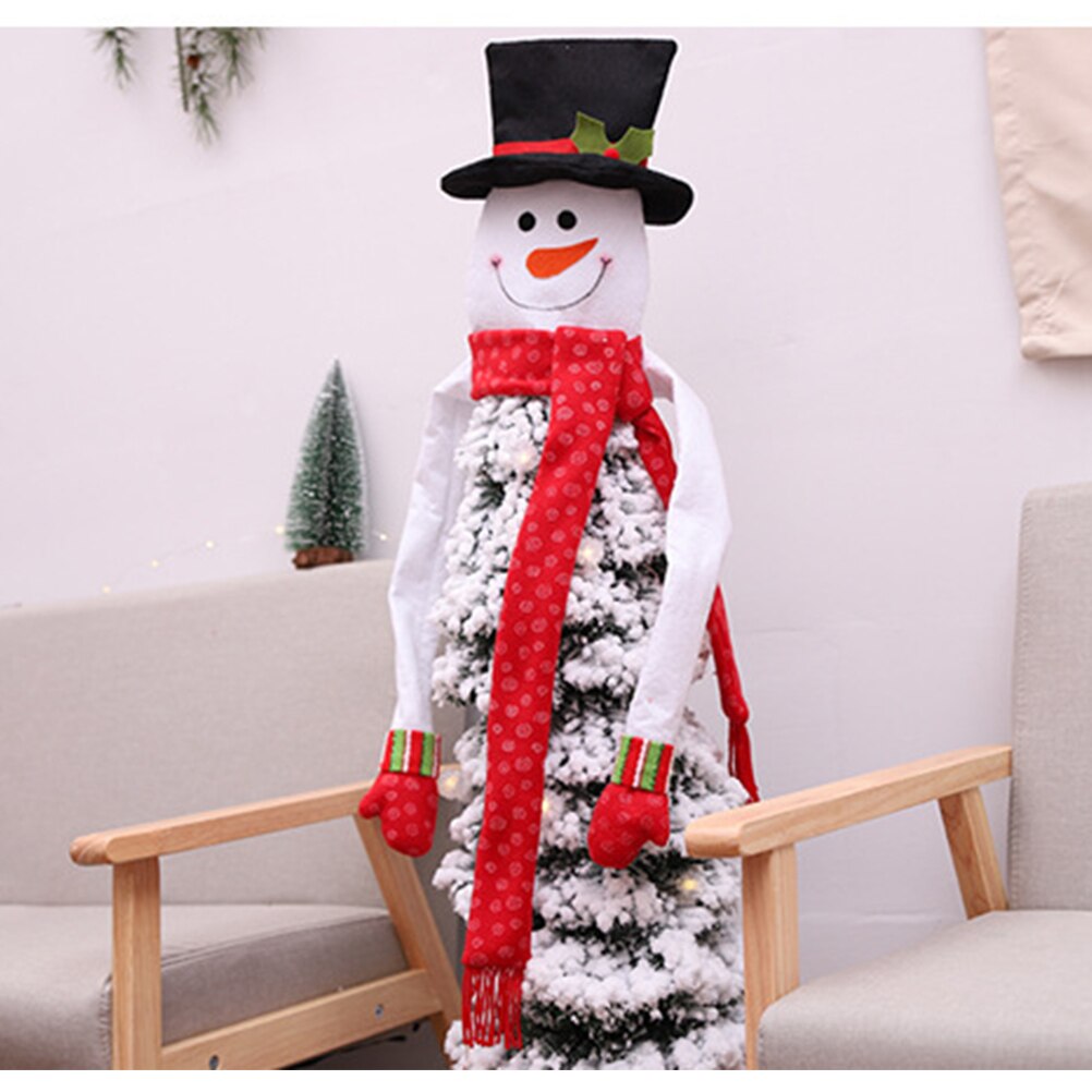 Kerstmissneeuwman Hugger Boom Topper Voor Jaar Kerstversiering Partij Ornamenten Kerst Decoraties Voor Huis