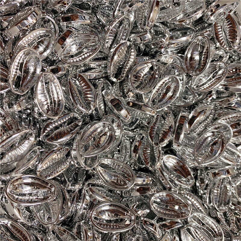 10/20pcs 20mm Simulation Sea Shells For Jewelry DIY Handmade Home Decor Alloy Shell Craft Accessories Ornaments