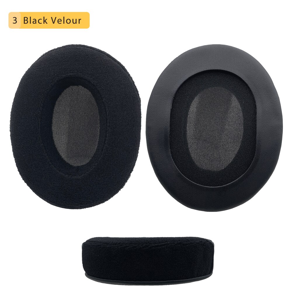 NULLKEAI-almohadillas de terciopelo de cuero grueso para auriculares, almohadillas de repuesto para auriculares CORSAIR HS70 HS60 HS50 HS35, cojín de esponja de memoria cómodo mejorado