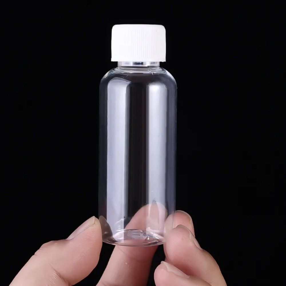 10/20/30/50/80/100ml leere Plastik verschluss flaschen wieder verwendbare Kosmetik behälter Proben flasche Shampoo Flüssig pulver Verpackungs flasche