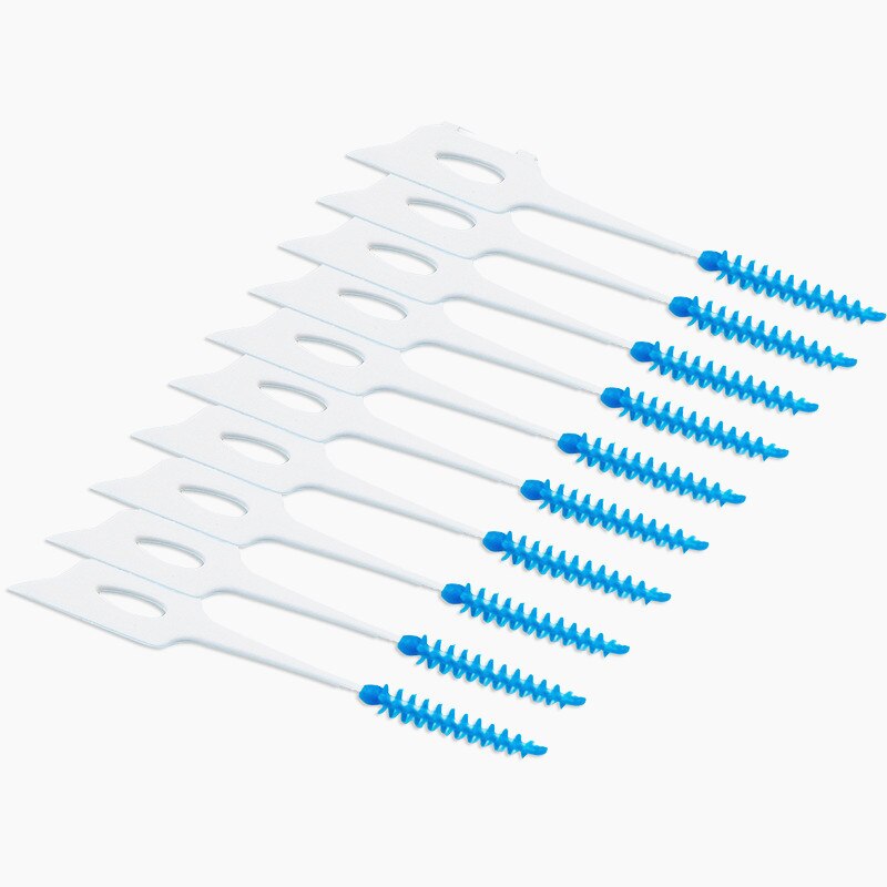 20 stk tanntråd interdental børste tenner pinne tanntråd tannpirker myk silikon tanntråd plukk munnhygiene tannrengjøringe