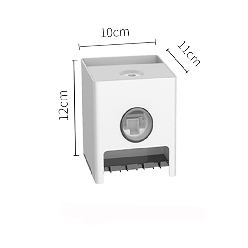 1Pc Automatic Toothpaste Dispenser Household Toothbrush Holder Toothpaste Squeezer Wall Mount Stand Rack Bathroom Accessories