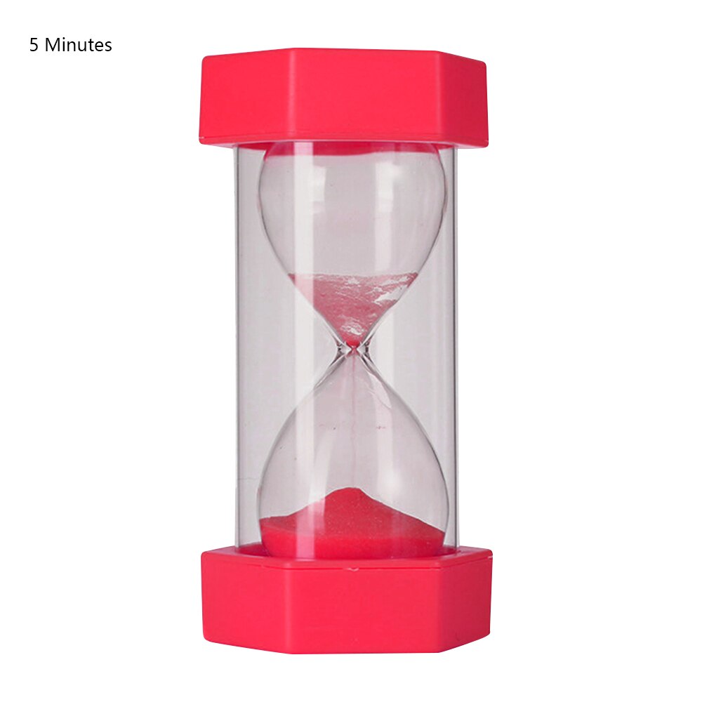 Wooden Hourglass Sand Clock 5-30 Minutes Sand Clock Kids Toothbrush Timer Time Counter Classroom Game Timer Home Decoration: Red / 15min