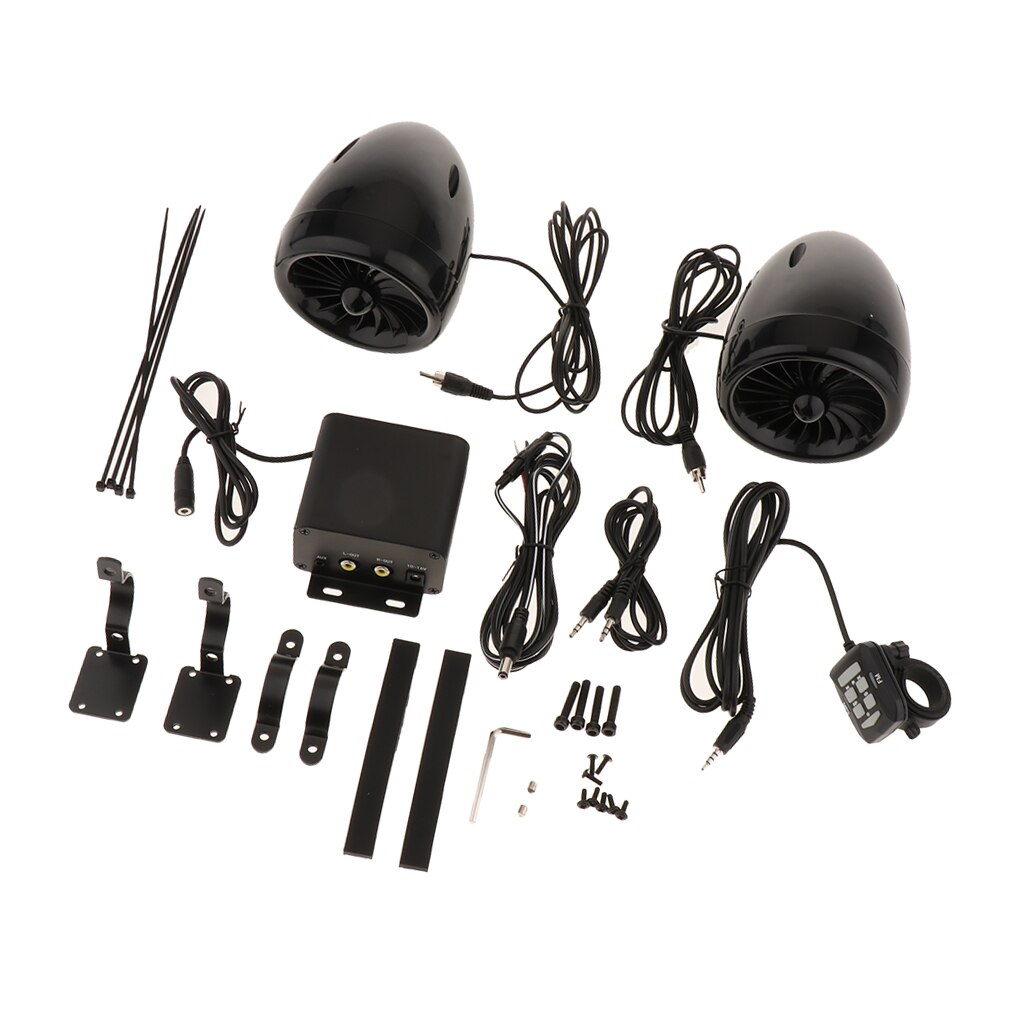 3.74 '' ATV Motorcycle Wireless Bluetooth Speaker For Weatherproof Handlebar