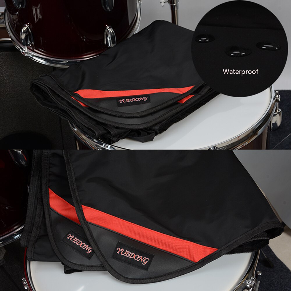 MoonEmbassy 80 x 108 Inch Drum Set Dust Cover Water-Resistant Nylon Cover With Sewn-in Weighted Corners