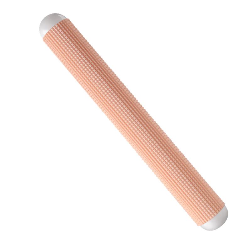 Plastic Non-stick Rolling Pin Kitchen Cooking Baking Tool Craft Baking Fondant Cake Decor Dumpling Skin Dough Roller Rolling Pin: pink