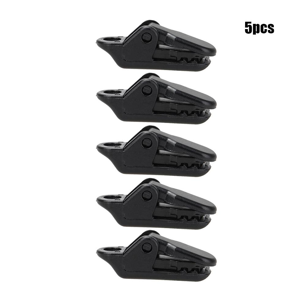 5/10/15 pcs plane clips alligator clip hook camping tent holder canvas tighten caravan pine grip tent accessories: -5 pcs