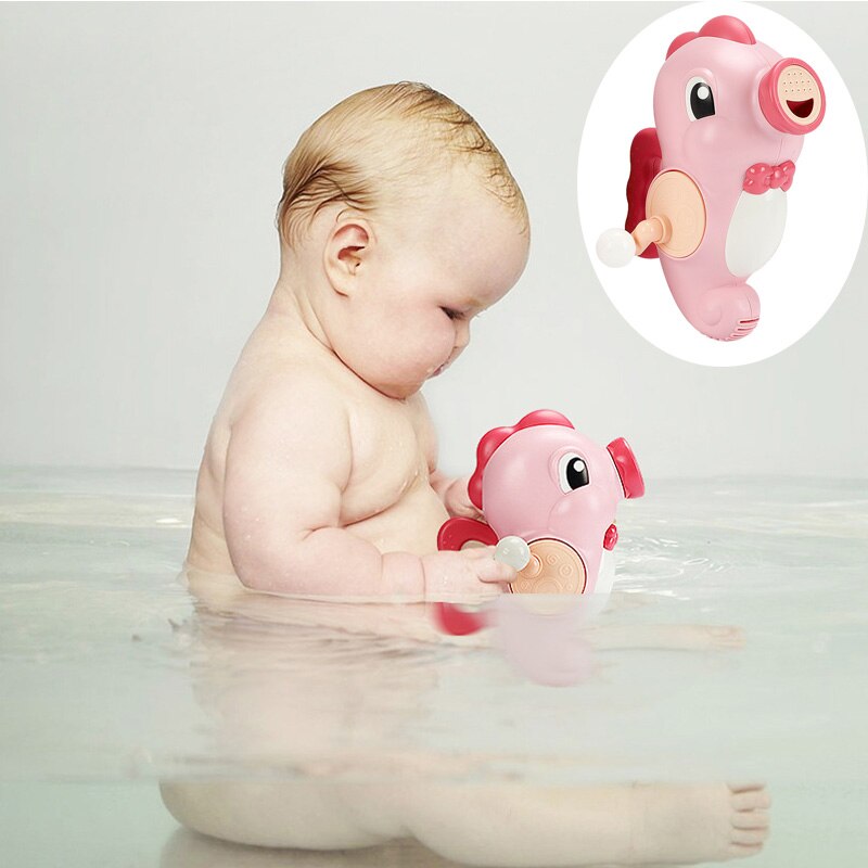 Baby Bath Toys Piscina Accessories Play With Water For Bathroom Duck Lion Rocket Seahorse Funny Water Game