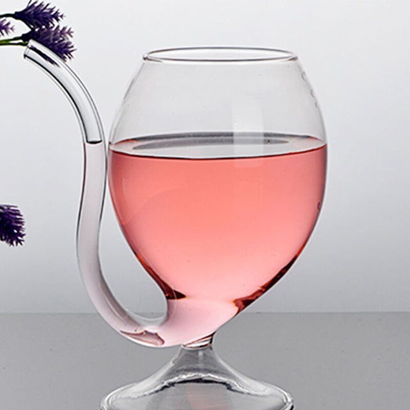 300ml rode wijnglazen, transparante beker, mok met ingebouwde drinkbuis, rietje, water  r9jc