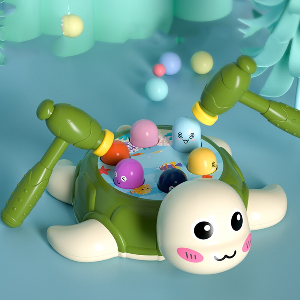 Jouet whack-a-taupe pour bébé, Machine de jeu à Double marteau, exercice éducatif précoce