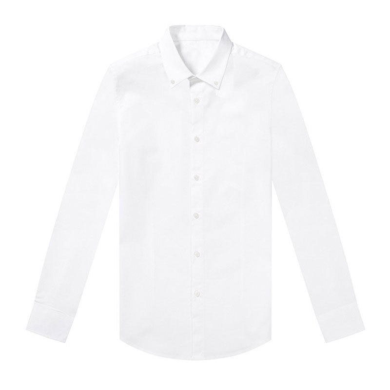 Herfst lente heren overhemd 5xl 6xl 7xl 8xl 9xl 10xl buste 165cm lange mouw plus size overhemd heren wit kleur