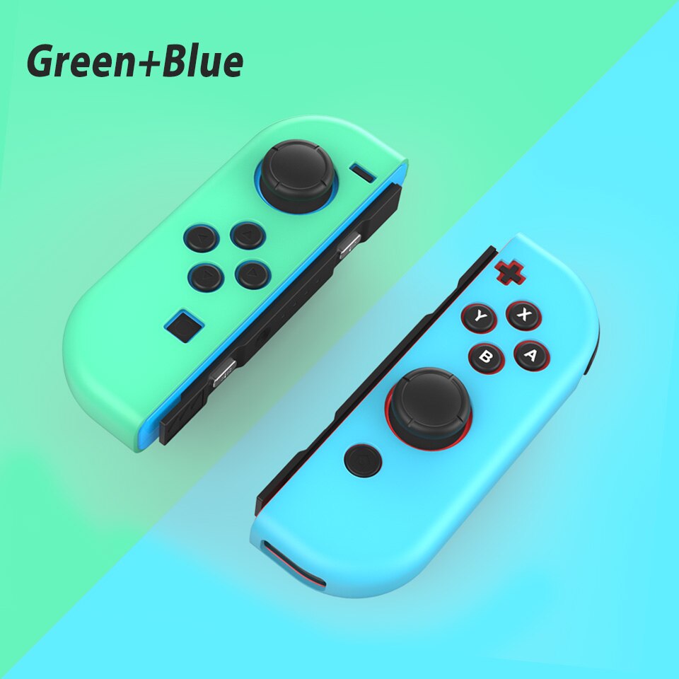 Gomma di silicone Della Pelle Della Copertura di Caso per Nintend Interruttore Gioia con la gioia-con controllore per Nintendoswitch NX NS Joycon presa di protezione: verde e blu