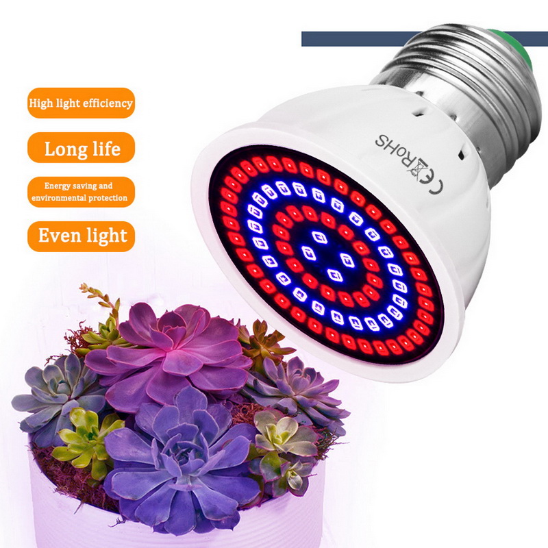 GU10 E14 Phyto Lampen E27 Led Volledige Spectrum Licht Groeien MR16 Led-lampen Zaailing 48 60 80 Leds B22 Plant groeiende Lamp Voor Greenhouse