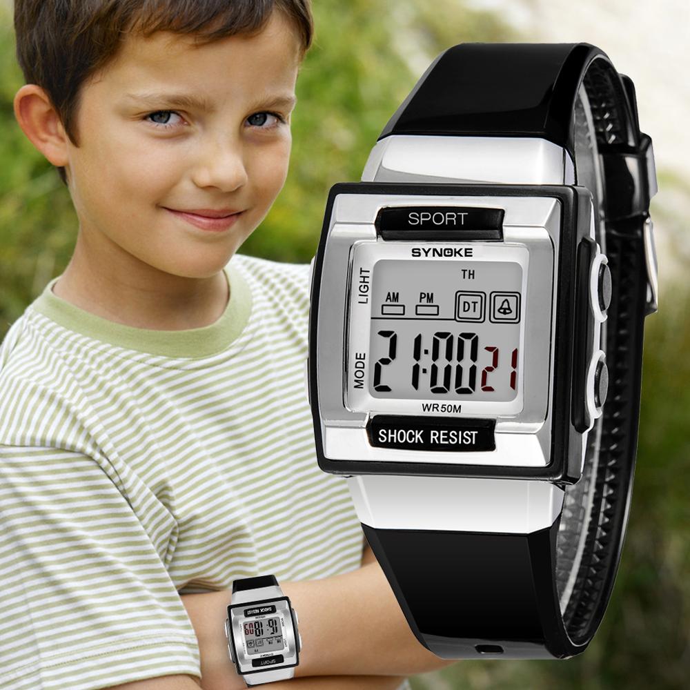 Uthai CQ116 Kinderen Student Waterdichte Digitale Horloge Mode Kleurrijke Stopwatch Wekker Multifunctionele Digitale Horloge