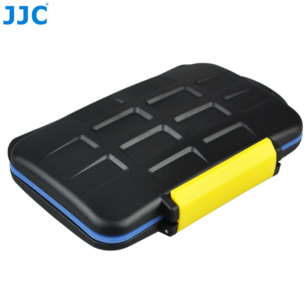 JJC almacenamiento 4 x CF, 4 x SD, 4 x XD, 4 x MemoryStick Pro tarjetas dúo compacto resistente al agua Cámara tarjeta de memoria funda
