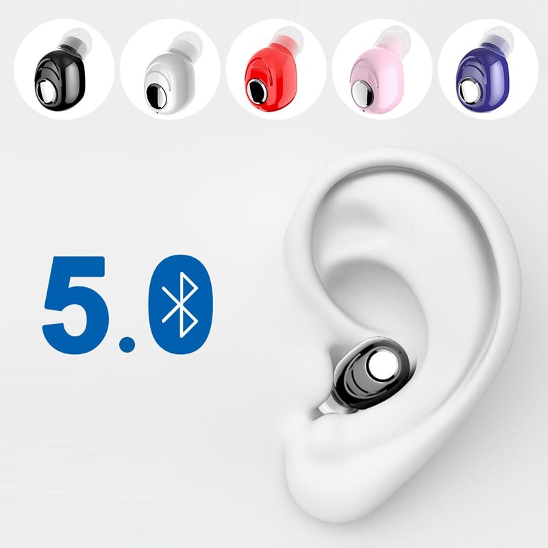 Mini In-Ear Bluetooth 5.0 Oortelefoon Hifi Sport Draadloze Headset Met Microfoon Oordopjes Handsfree Stereo Oortelefoon Voor Smartphones