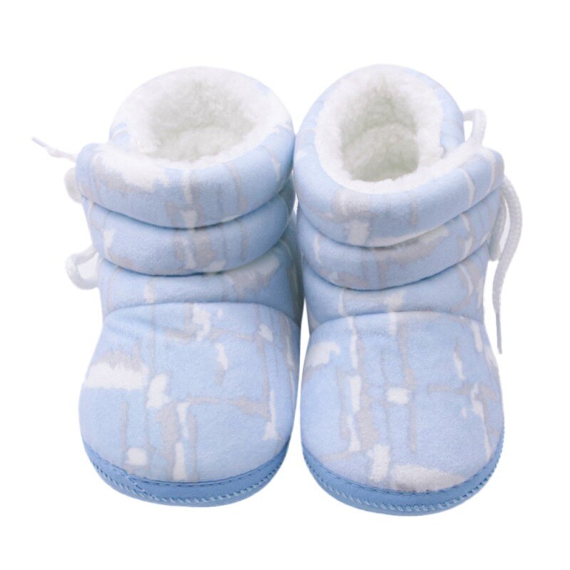 WEIXINBUY Super Warm Infant Soft Bottom Snow Boots Baby Boys Girls Winter Shoes Baby Prewalker
