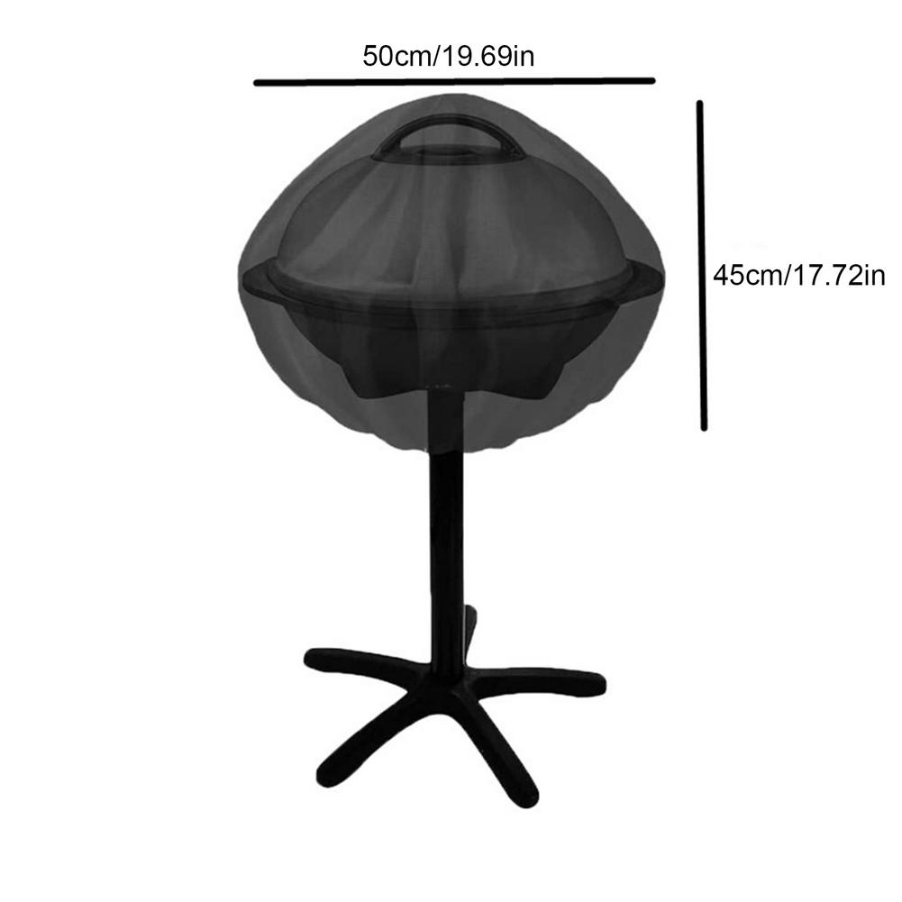 210D Barbecue Grill Cover Outdoor Stof Waterdichte Oxford Doek Zilveren Coating Cover Voor Grill Zware Bbq Cover