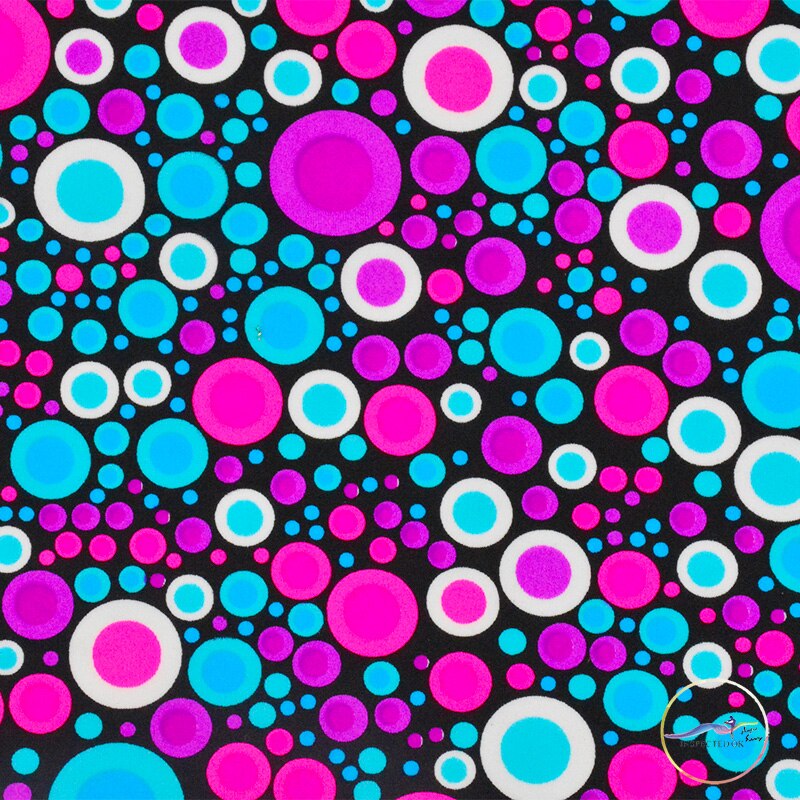 Polyester Fabric Printed Cloth High Quilting Fabrics For Party Dress Dancewear Fabrics