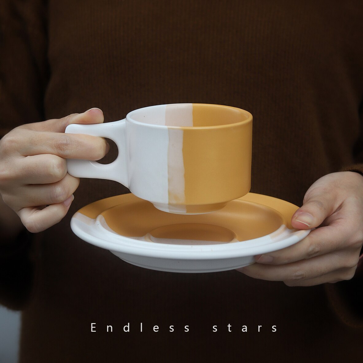 Mooie Vintage Koffie Kop En Schotel Set Kleine Keramische Franse Keramische Schattige Kopjes Cappuccino Cup Aardbei Melk Caneca Stanley