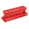 Plastic Test Tube Rack with 6 Holes Practical Holder Burette Stand Lab School Supplies Laboratory Equipment Tools