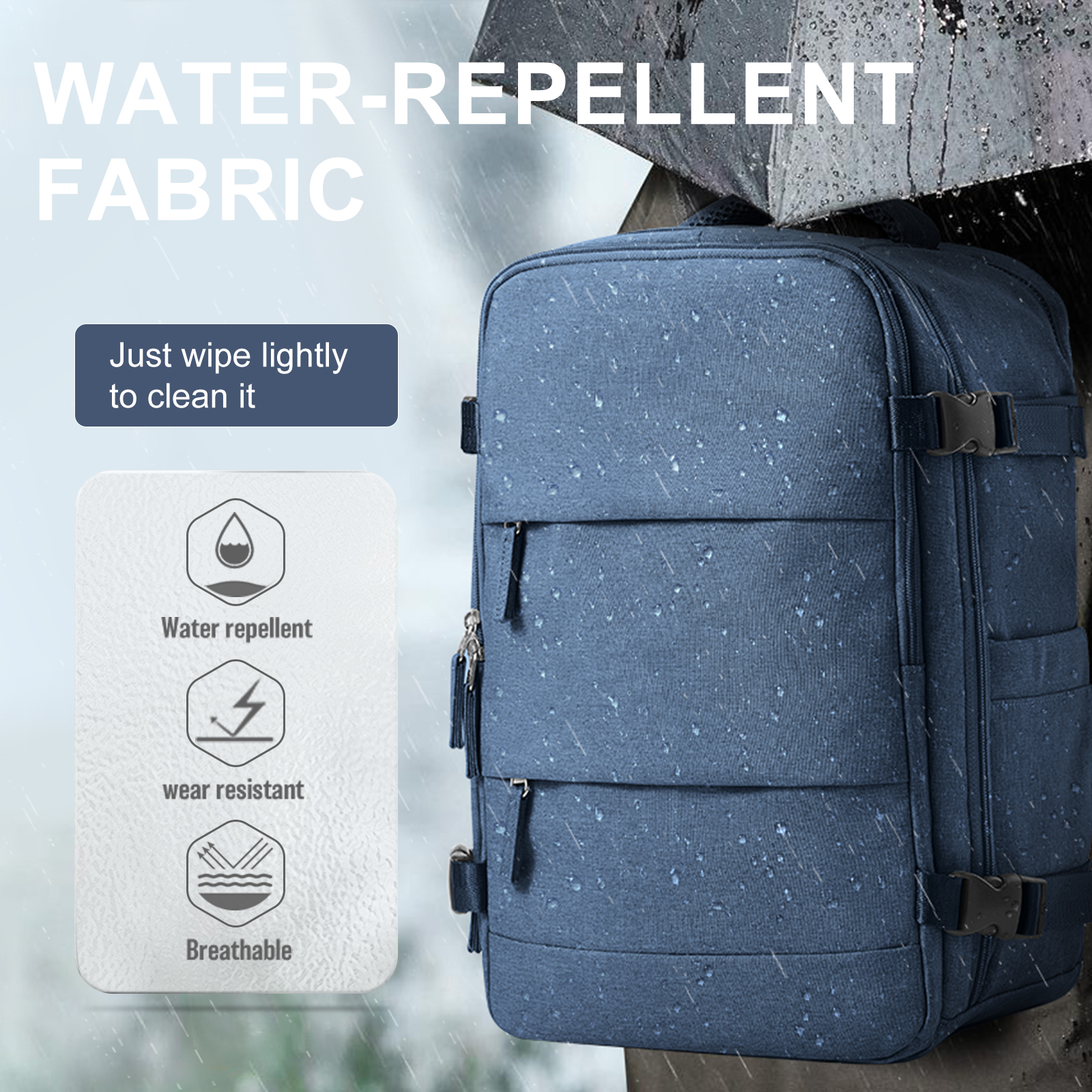 Reisrugzak Korte afstand Vliegtuig Ryanair Cabin Bag 40x20x25 Rugzak Dames Heren vrije tijd School Laptoptas Handbagage