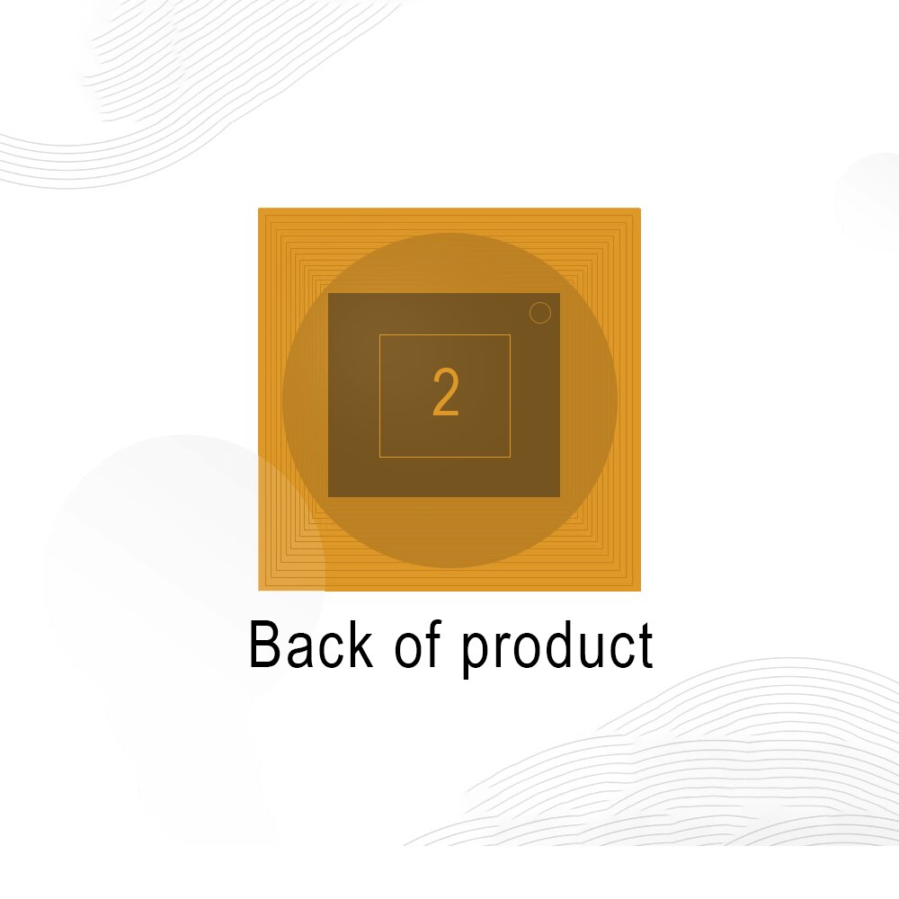 10Stck Mini Blau Bluetooth Headset Schild Chip Ntag 213 Schnelle und genaue lesen freies hause