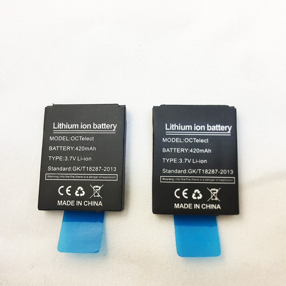 Octelect bateria RYX-NX9 de alta qualidade, 420 mah para relógio inteligente, bateria dz09 para LQ-S1 AB-S1, telefone de relógio inteligente