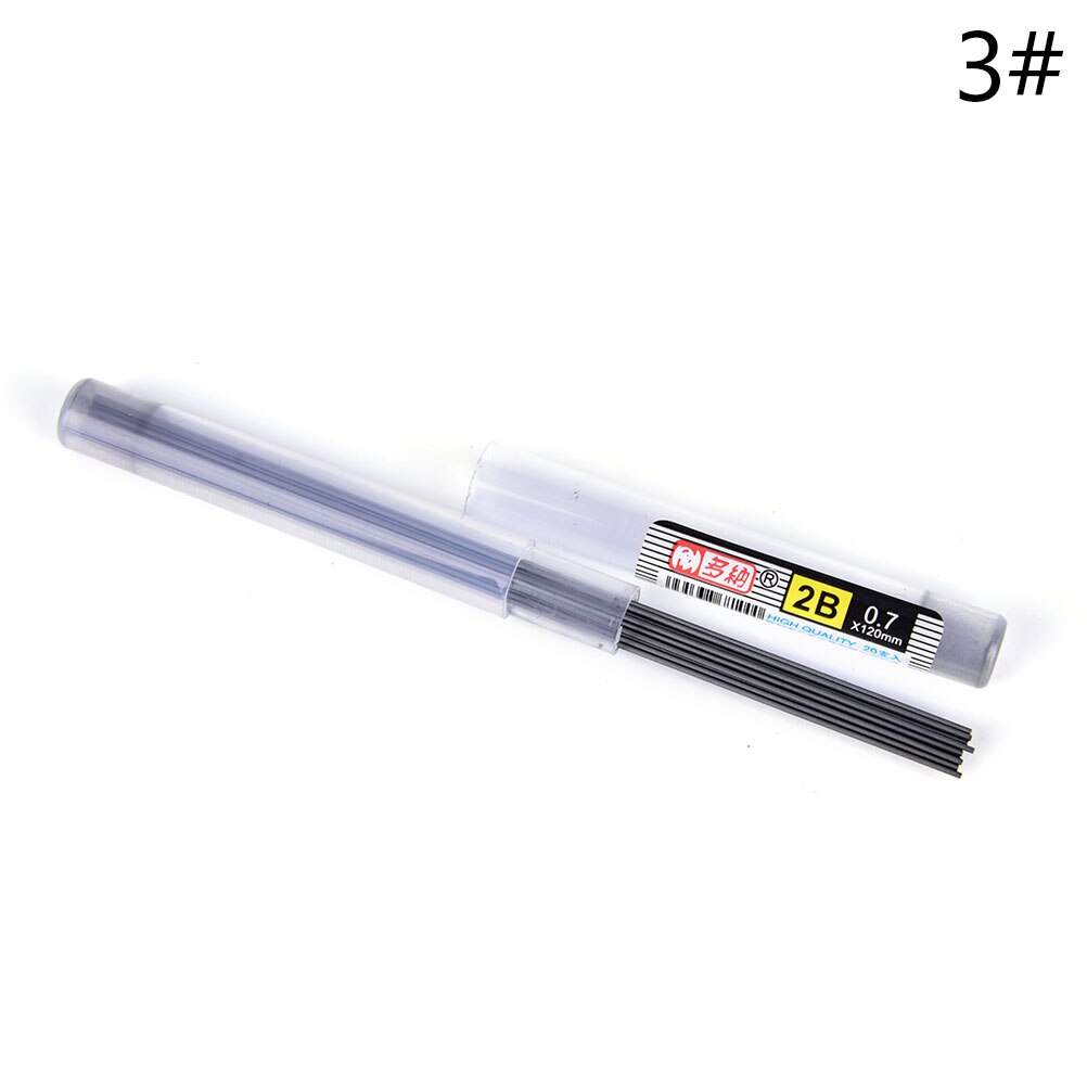 2Pcs 2B/HB Pencil Lead a Refill Tube 0.5 mm / 0.7 mm Automatic Pencil Lead Style 11CM: 3