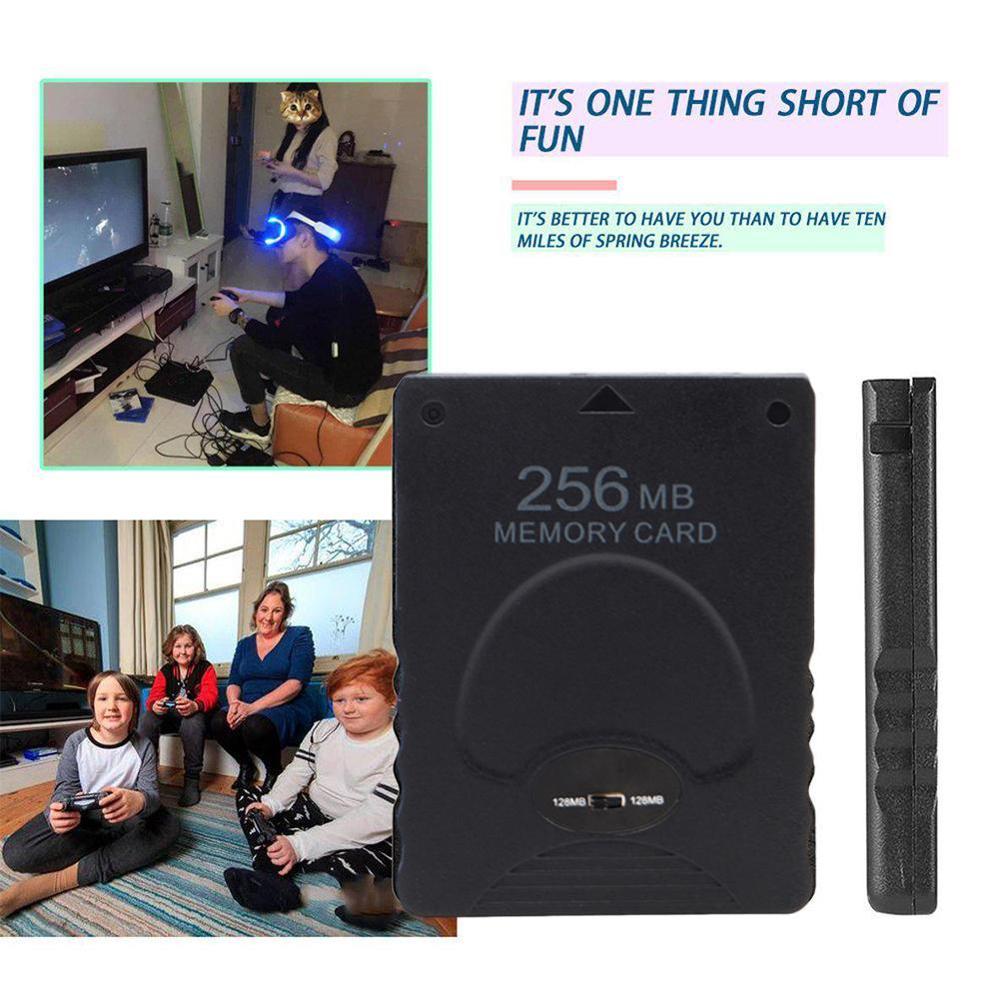 Carte mémoire de jeu PS2, 256 mo, SD/TF, capacité Flash, Super 128 mo, Double L I5E4