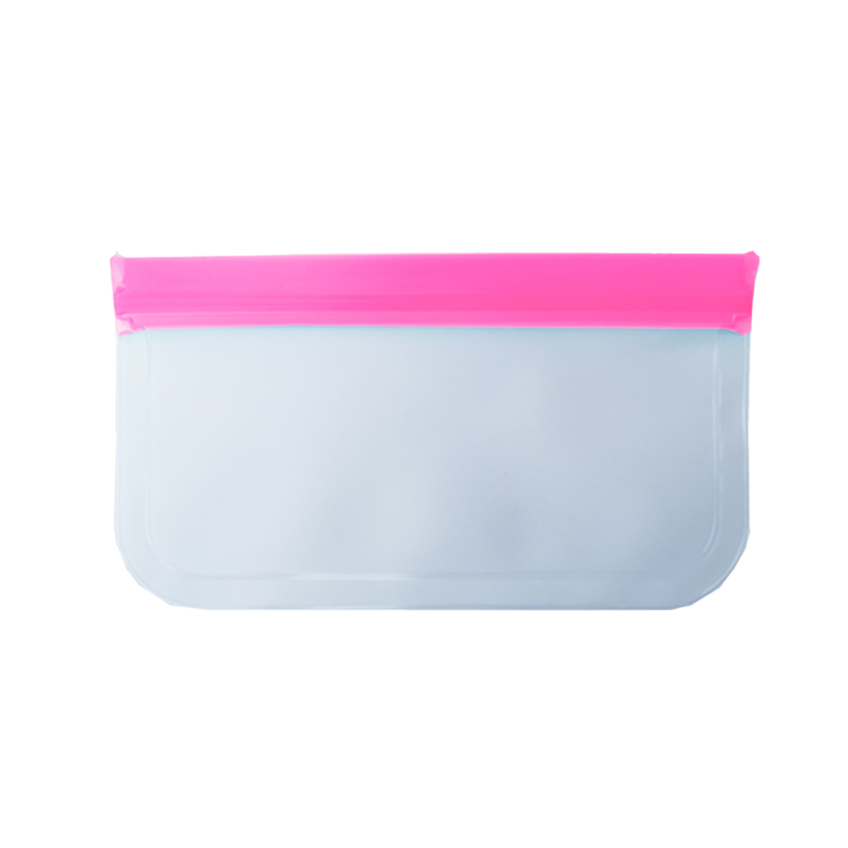 Food Grade Siliconen Verse Afdichting Opbergtas Herbruikbare Lekvrij Containers Snack Saver Bag Sandwich Opbergtas Voor Reizen: 21.5x12cm pink