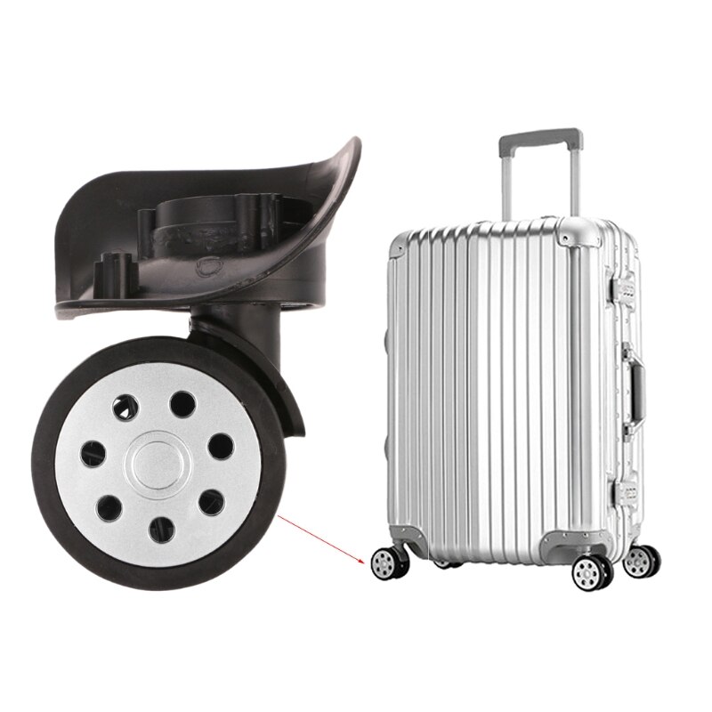 4Pcs Bagage 360 Swivel Wiel Vervanging Koffer Caster Reparatie Accessoire