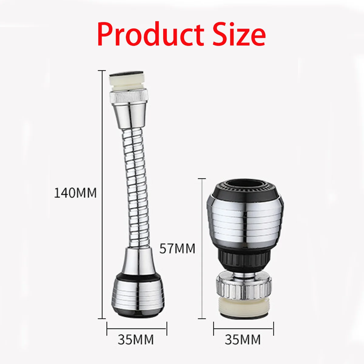 3 Stuks Mondstuk Voor Kraan Froter Mixer Beluchter Water Besparing Kraanmondstuk Hulpstuk Water Diffuser Keuken Kraan Sproeier Adapter