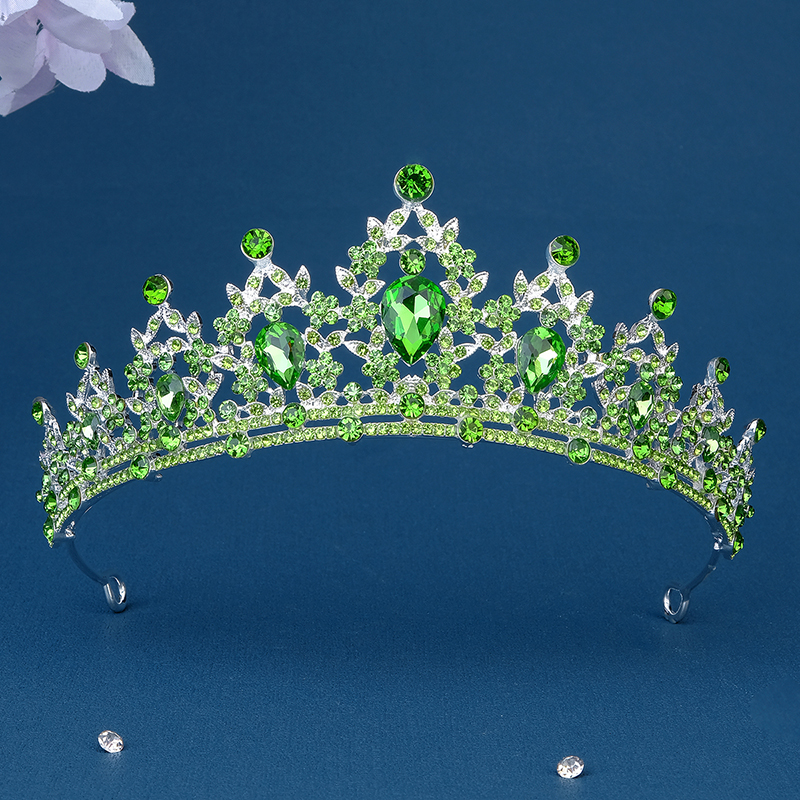 Mode Zwart Kristal Haar Kroon Voor Vrouwen Prom Gouden Kleur Tiara 'S En Kronen Haaraccessoires Bruids Haar Sieraden: Goud