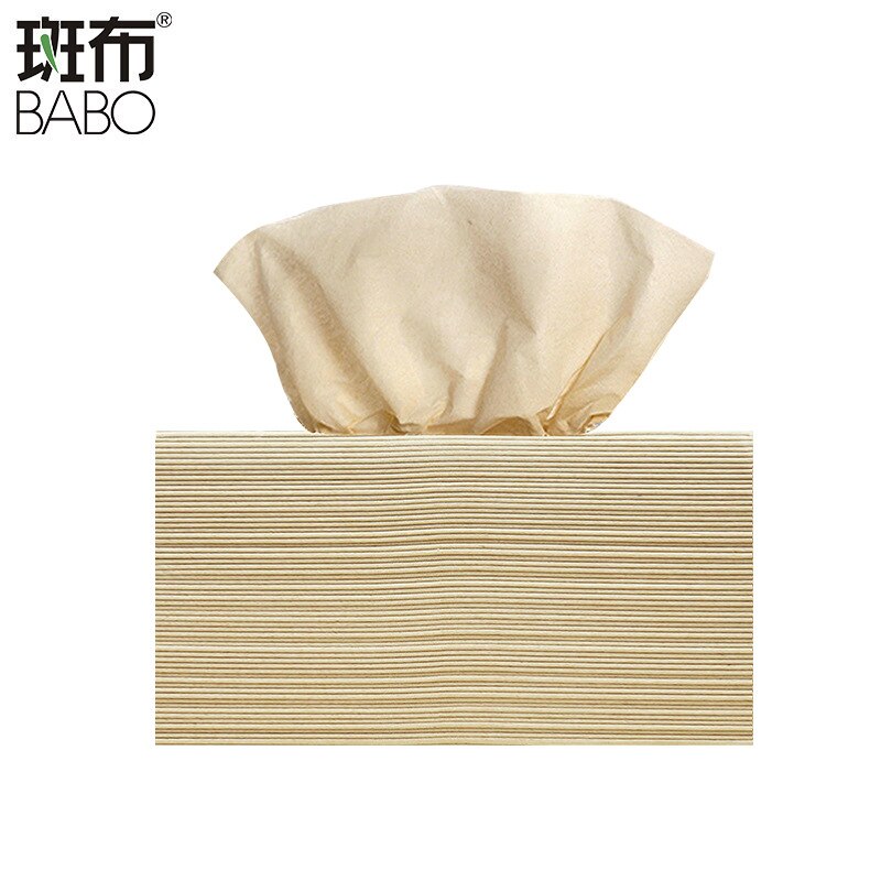 Bamboo pulp natural color paper does not bleach does not remove slag paper high efficiency strength toughness 3 layers 130