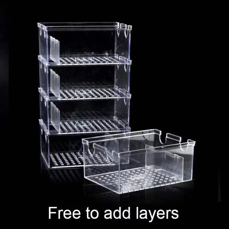 Caja de filtro externo para acuario, sistema de circulación por goteo de filtración superior, contenedor de filtro para pecera