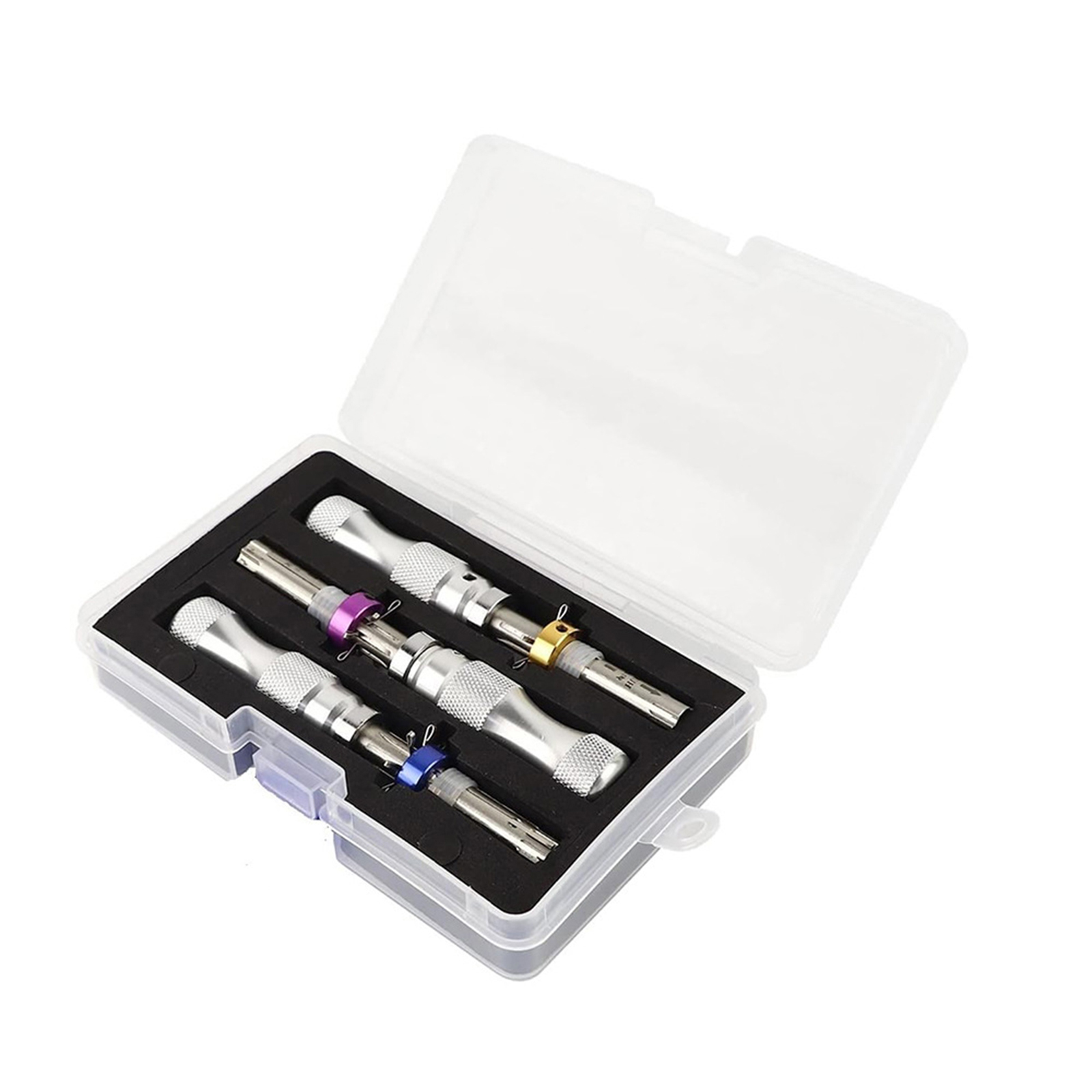 Tubular Lock Pick Set for Beginners and Pro Locksmiths, Stainless Steel Tool Kit for Picking Tubular Locks