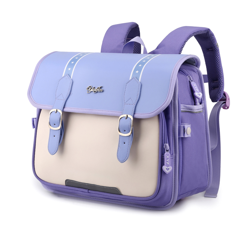 Reflective Strip Backpack Children's High Large Capacity Backpack Primary School Grades 1-3 School Backpack