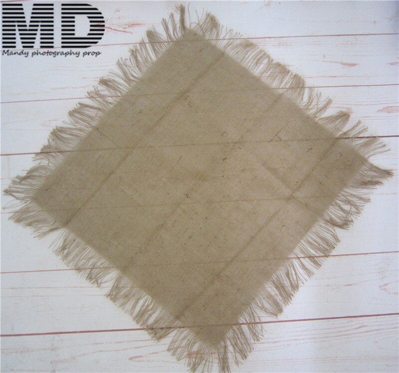 Jute achtergrond, jute deken mand filler, jute mat voor fotografie props