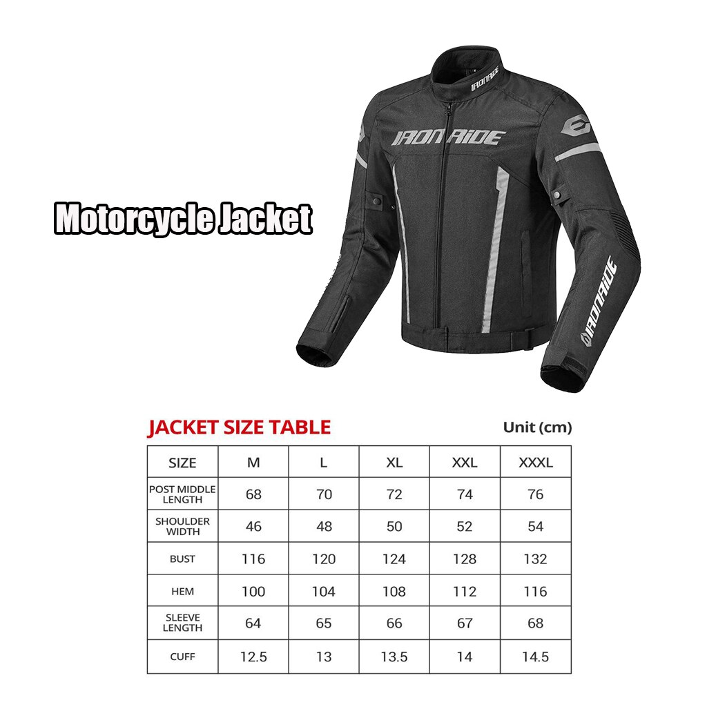 Men's Motorcycle Jacket Work Jacket Waterproof for Dirt Bike Windproof
